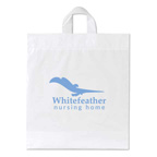 Moose Soft Loop Handle Bags Ink Imprint16W x 18H x 6