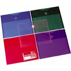 Translucent Side Open Envelope With Velcro Closure