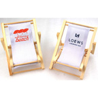 Wood Beach Chair Cell Phone Holder