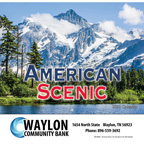 American Scenic Wall Calendar