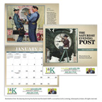 Deluxe The Saturday Evening Post 16 Month Calendar