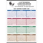 Quarterly Full Year View Wall Calendar