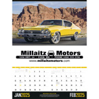 Executive Muscle Cars Wall Calendar