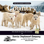 The old Farmers Almanac Scenic Wall Calendar