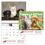 Puppies and Kittens Calendar - Spiral