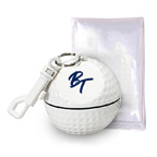 Golf Ball Rain Poncho with Hook and Clip